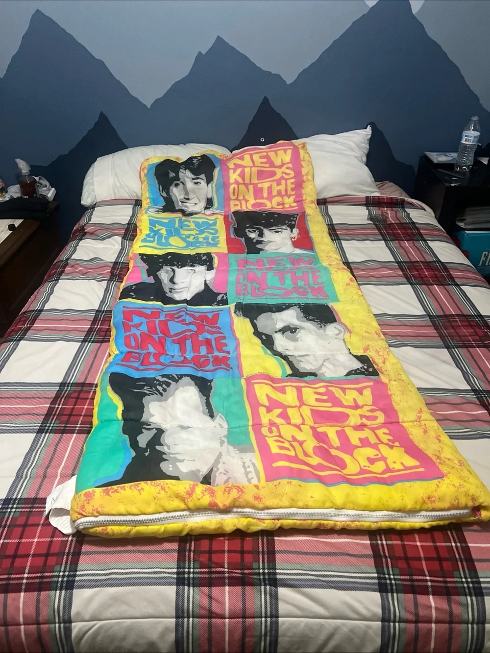 Yellow Multi-Color Novelty Sleeping Bag